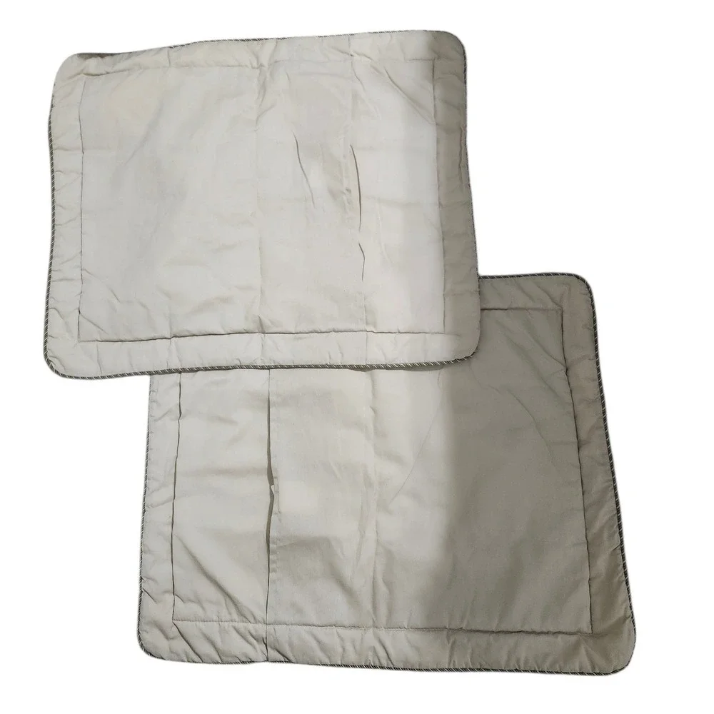 Set of 2‎ Kensington Luxury King Size Damask Pillow Shams - Champagne Gold